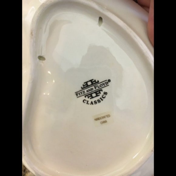 fitz and floyd Vegetable Garden Eggplant Plate  Fitz & Floyd - Picture 2 of 6